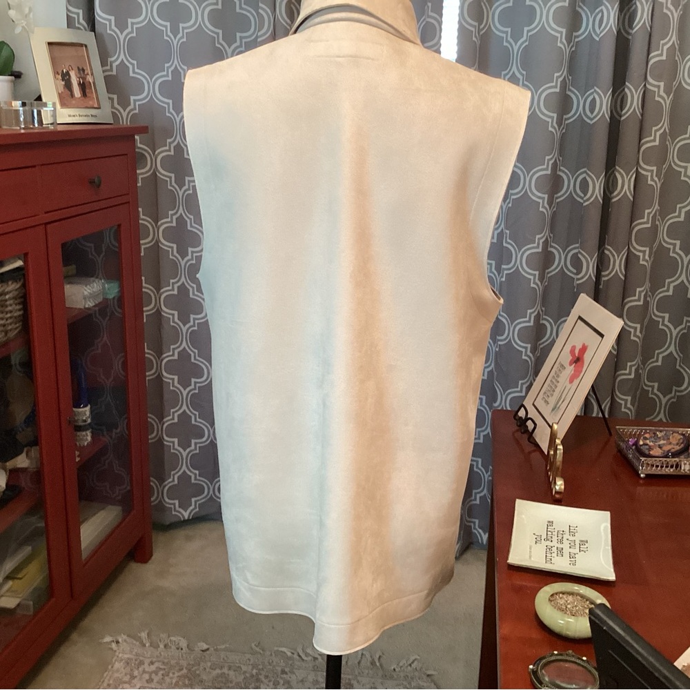 ZARA Faux Suede Vest - Picture 5 of 5